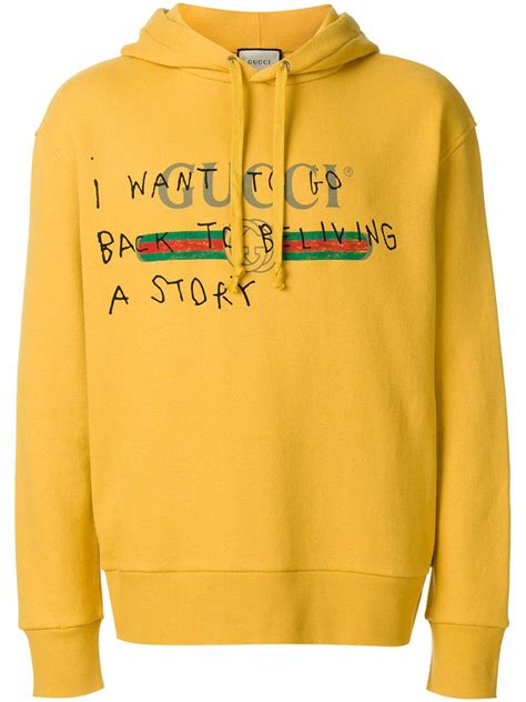 coco capitan gucci hoodie yellow|Gucci Coco Capitán Logo Hoodie In Yellow .